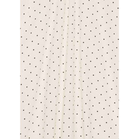 NEW MOSHI MOSHI MIND black dotted kaftan in white - Picture 5 of 6